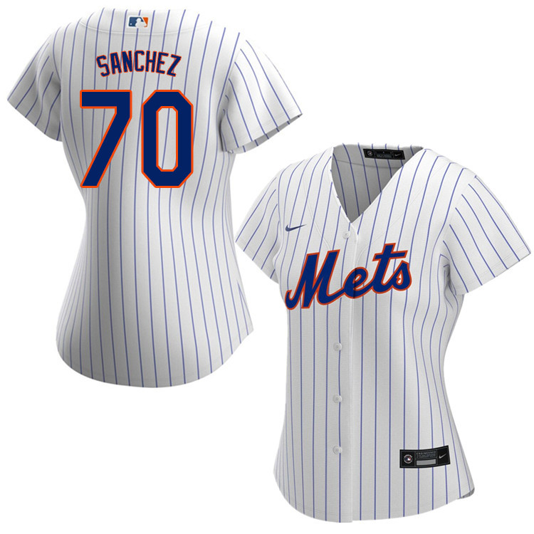 Nike Women #70 Ali Sanchez New York Mets Baseball Jerseys Sale-White